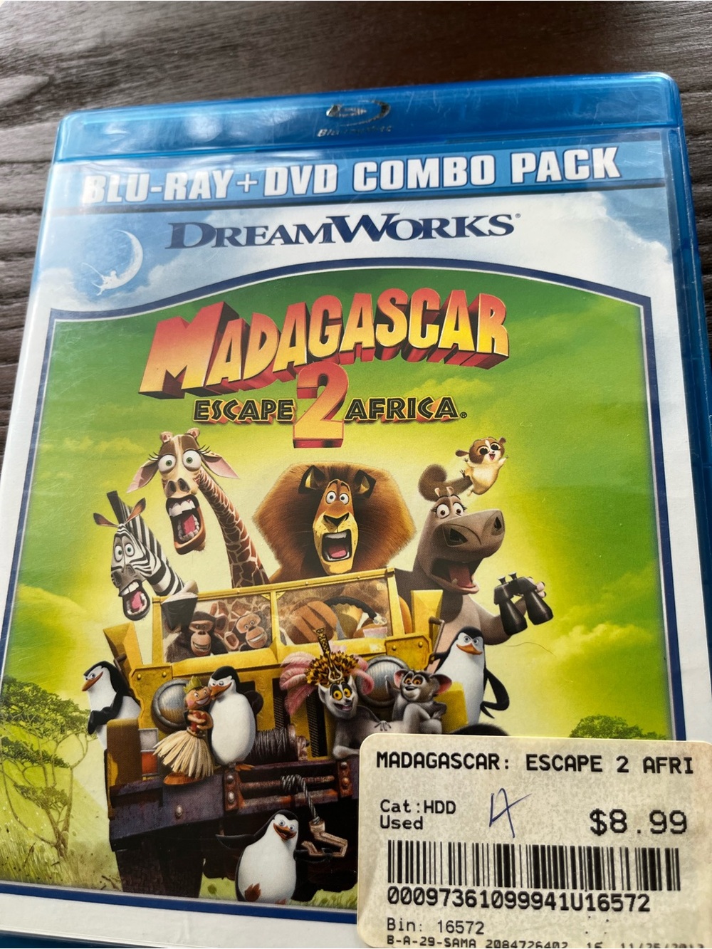 Set DreamWorks Madagascar: Escape 2 Africa Blu-ray + DVD - Green Cover